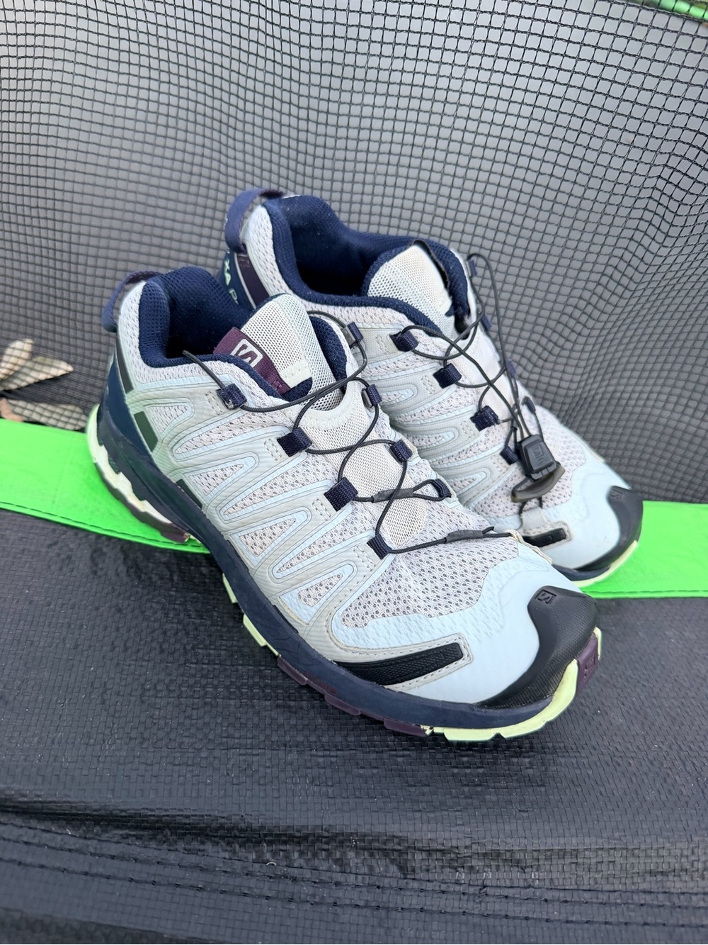 Salomon XA Pro 3D V8 409870 Gray Waterproof Trail/Hiking Shoes! Size 6.5 - Picture 7 of 8